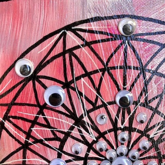 Handmade Acrylic Mandala Painting